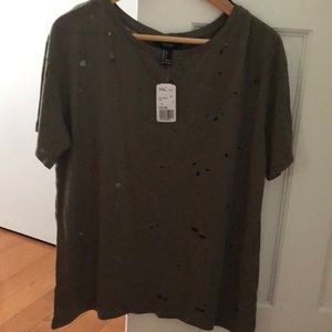 Forever 21 distraught T-shirt